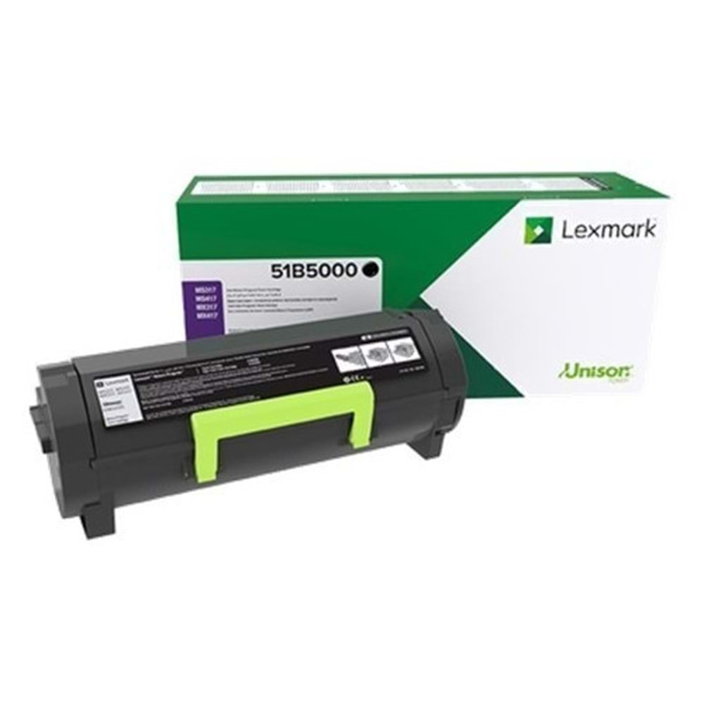 Lexmark 51B5000 Siyah 2.500 Sayfa Toner