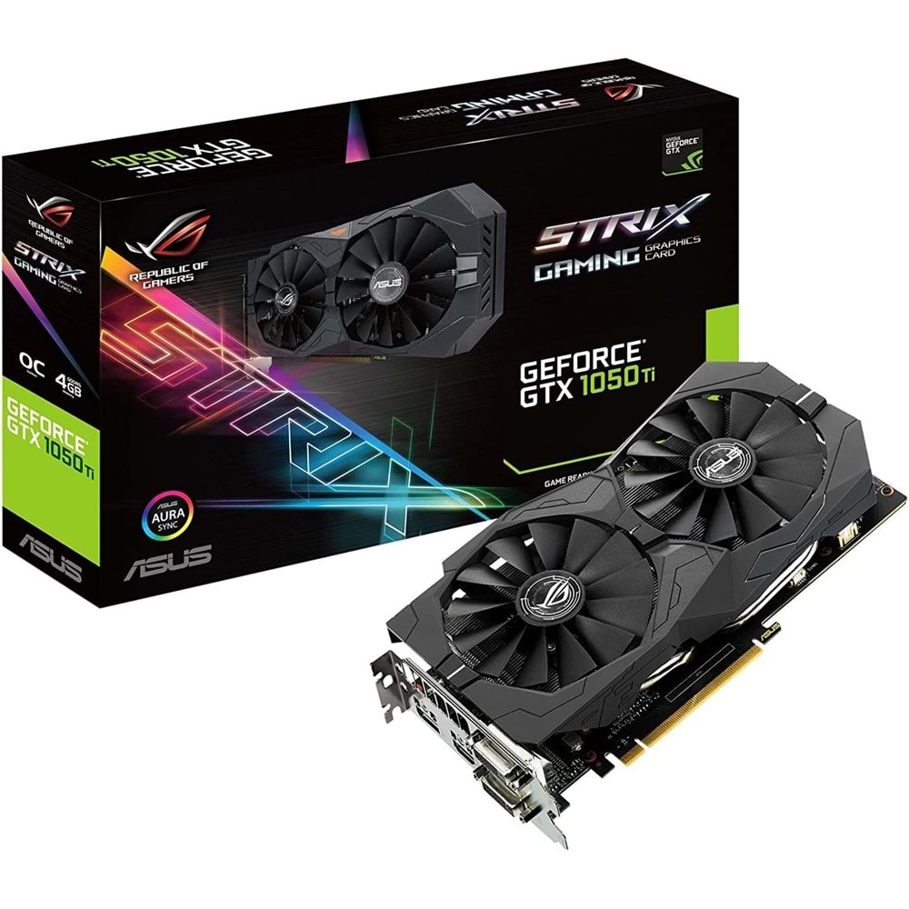 Asus STRIX-GTX1050TI-O4G-Gaming 4GB 128Bit DDR5 HDMI/DVI/DP