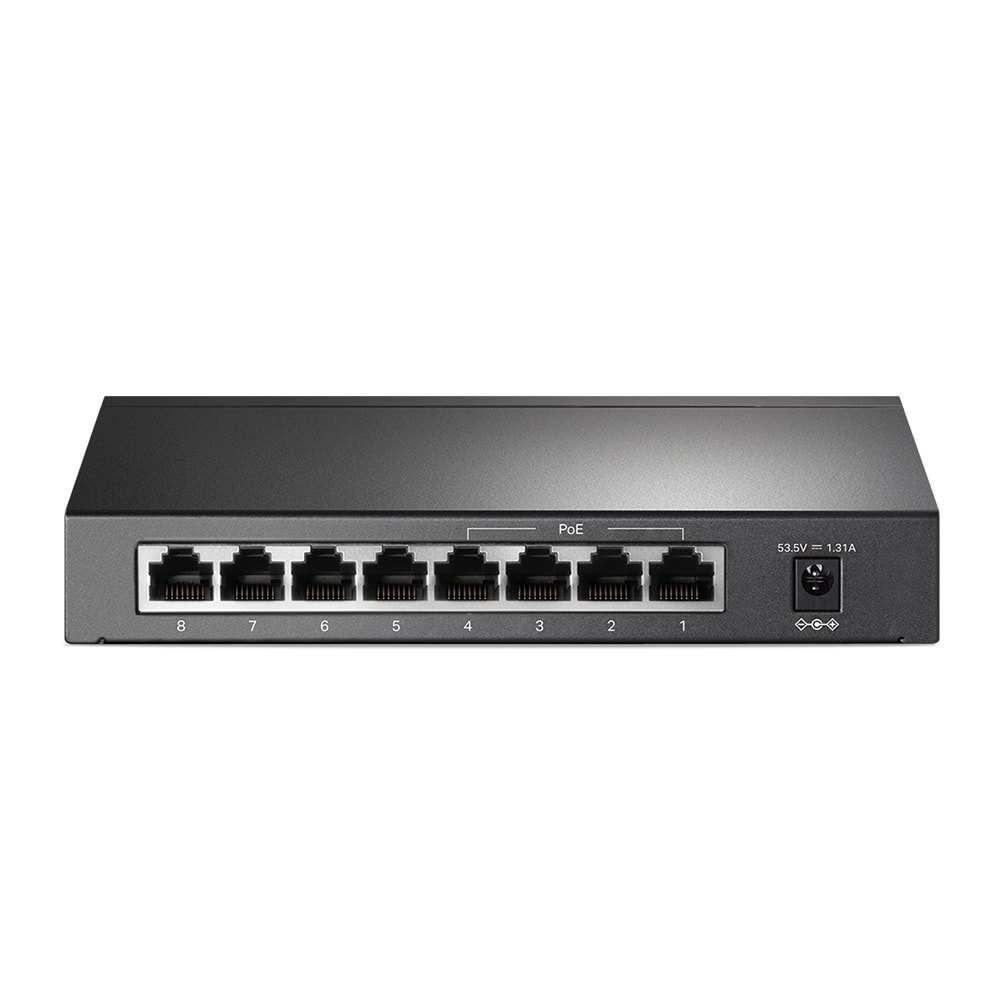 TP-Link TL-SF1008P 8 Port 4 Port PoE 57W Masaüstü Switch
