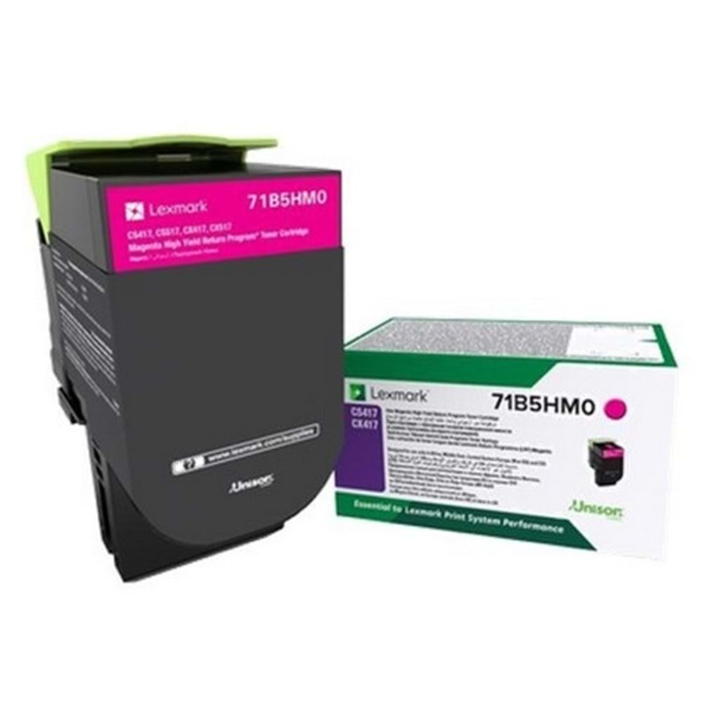 Lexmark Toner 71B5HM0 CS417/517/CX417/517 Kırmızı 3.500 Sayfa