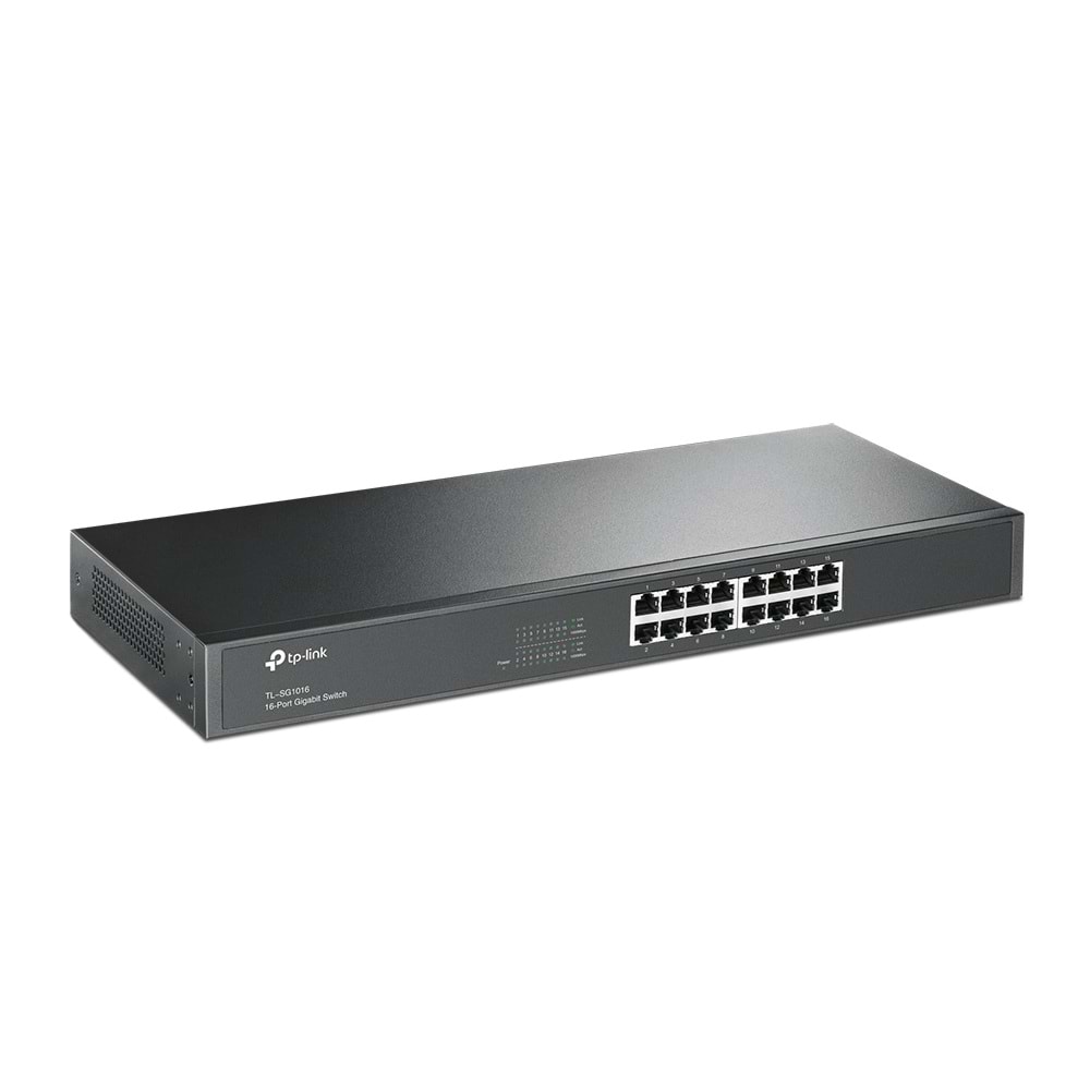 TP-Link TL-SG1016 16-Port Gigabit Çelik Kasa Rackmount Switch