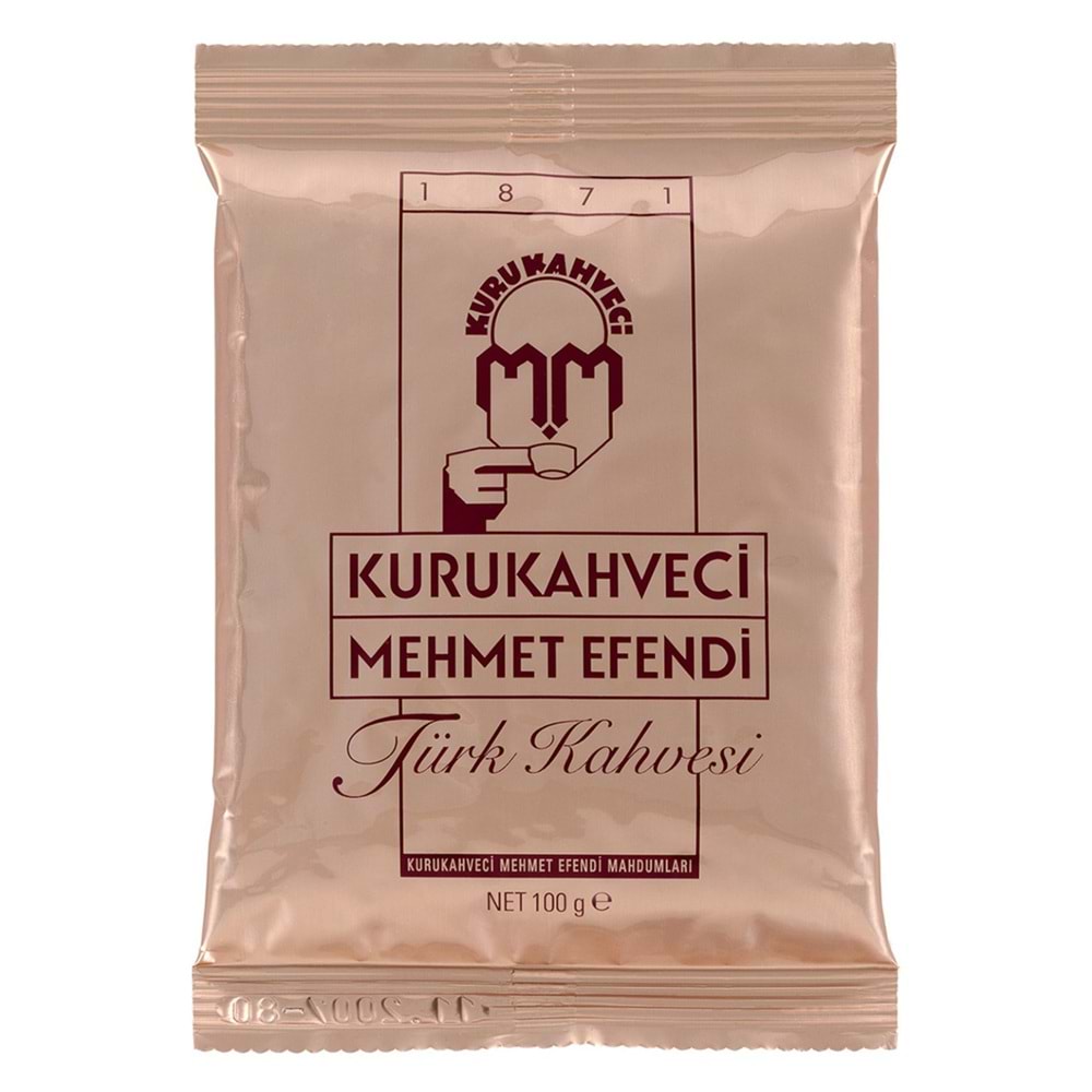 Kurukahveci Mehmet Efendi Türk Kahvesi 100 gr Teneke