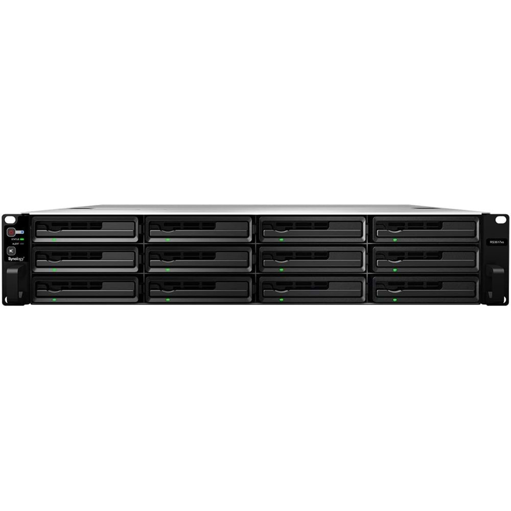 Synology NAS Rack 12 Adet Disk Destekli Storage RS3621RPXS