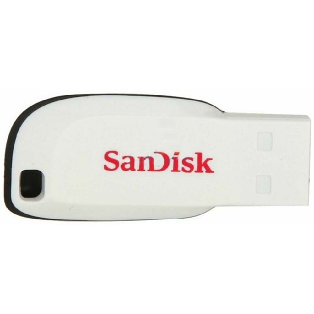 Sandisk 16GB USB 2.0 Blade Beyaz Flash Bellek SDCZ50C-016G-B35W