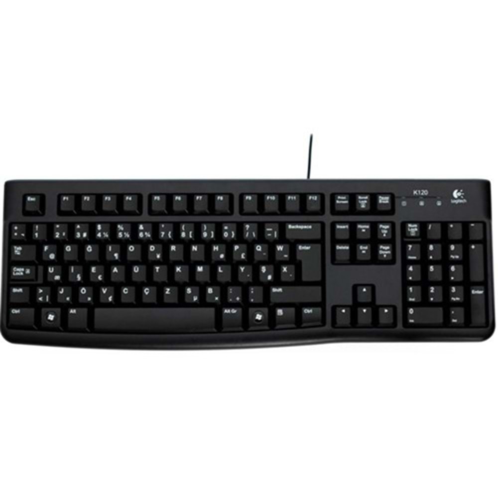 Logitech K120 Kablolu Klavye TR F 920-004163