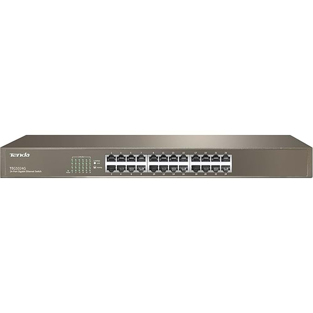 Tenda 24 PORT 10/100/1000 Rack Mountable TEG1024G