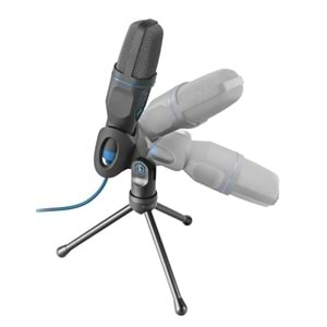 TRUST 23790 Mic Micro USB 3.5mm Siyah Mikrofon