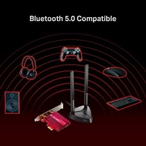 TP-Link Archer TX3000E AX3000 Wi-Fi 6 & Bluetooth 5.0 PCIe Adaptör
