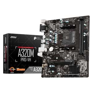 Msi A320M PRO-VH A320 DDR4 USB 3 2 M 2 HDMI/VGA PCI3 0 AM4 Anakart