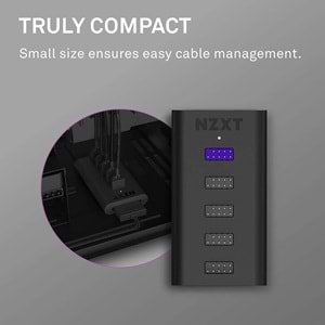 NZXT AC-IUSBH-M3 NZXT INTERNAL Siyah Usb 2.0 4 Port Hub