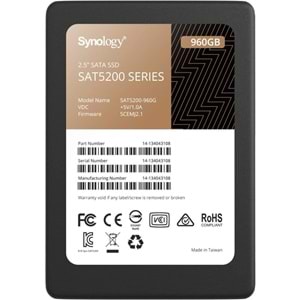 Synology 960GB SAT5210 SATA 6 Gb/s 530-500Mb/s Flash SSD