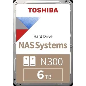 Toshiba HDWG460UZSVA 3.5'' 6TB 7200 SATA3 128MB N300 NAS HDD