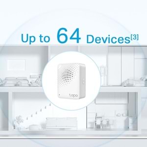 TP-Link Akıllı Zil Sesleri, Alarm ve Zil ile TP-Link Tapo H100 Smart Hub Wifi