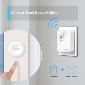 TP-Link Akıllı Zil Sesleri, Alarm ve Zil ile TP-Link Tapo H100 Smart Hub Wifi