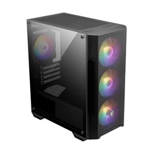 Msi Mag Forge M100A Temperli Cam ARGB Psu Yok Matx Gaming Kasa
