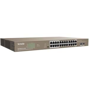 Tenda TEG1126P-24-410W 24GE+2SFP 24-Port Poe Switch