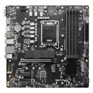 Msi Pro B760M-P DDR5 6800Mhz 1XVGA 1XHDMI 1XDP 2XM.2 USB 3.2 Matx 1700P Anakart