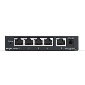 Ruijie RG-ES105D 5 Port 10/100 Tak Çalıştır Metal Kasa Switch