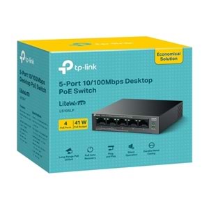 TP-Link LS105LP 5 Port 10/100 POE Switch
