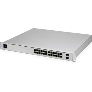 Ubiquiti USW-PRO-24-POE Gigabit 24 Port Gigabit + 2X10GB SFP UPLINK 400W POE Yönetilebilir Rackmount Switch