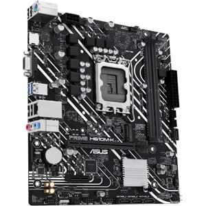 Asus PRIME H610M-K ARGB DDR5 5600MHZ 1XVGA 1XHDMI 1XM.2 USB 3.2 MATX 1700P (13. VE 12.Nesil İşlemci Uyumlu)