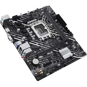 Asus PRIME H610M-K ARGB DDR5 5600MHZ 1XVGA 1XHDMI 1XM.2 USB 3.2 MATX 1700P (13. VE 12.Nesil İşlemci Uyumlu)