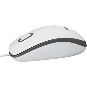 Logitech M100 Kablolu Optik Mouse Beyaz 910-006764