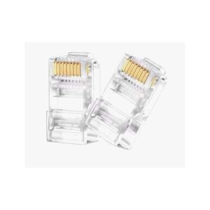 Speed SP U100 D CAT6 Yeni Nesil Delikli RJ45 Konnektör 100 Adet