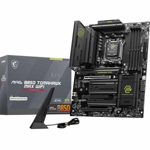 MSI MAG B850 TOMAHAWK MAX WIFI DDR5 8400MT/S 1XHDMI 4XM.2 ATX AM5 (AMD AM5 9000/8000/7000 Uyumlu)