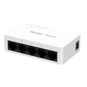 Ruijie Reyee RG-ES05G-L 5-Port Gigabit Tak Çalıştır Plastik Kasa Switch