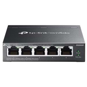 Omada ES205GP 5-Port Easy Managed Switch 4 Portlu PoE+