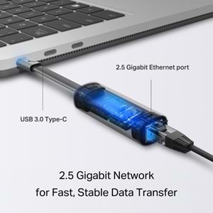Tp-Link UE302C Type-C to RJ-45 Gigabit Adaptör
