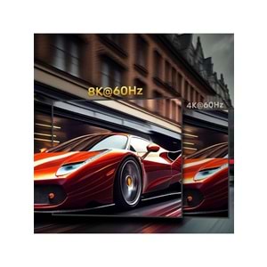 UNITEK HDMI 2.1 Kablosu 3 Metre – 8K@60Hz – C11086GY01-3M