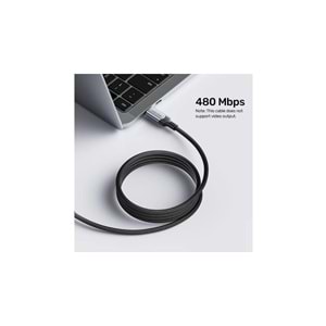 UNITEK Type-C Hızlı Şarj Kablosu 2 Metre – 240W – C14110GY-2M