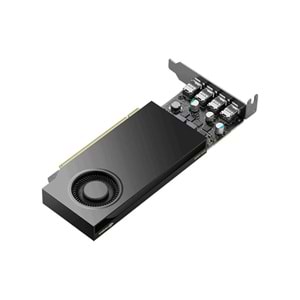 PNY NVIDIA RTX A1000 8GB GDDR6 128-Bit Pasif Soğutmalı AI ve Yapay Zeka Ekran Kartı – 4x DisplayPort (VCNRTXA1000-SB)