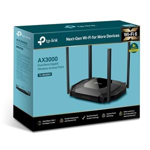 Tp-Link TL-WA3001 AX3000 Dual-Band Wi-Fi 6 Access Point (Erişim Noktası)