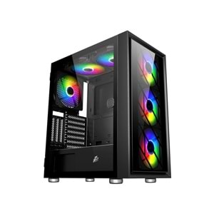 1ST Player AR7-G 750W 80+Silver ARGB USB3.0 ATX Siyah Kasa
