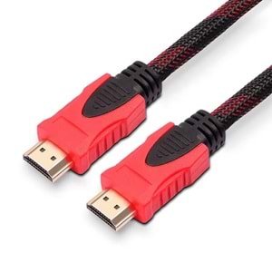 Sensei S-N14015 2K 1.4V 3D Altın Uçlu Örgülü HDMI Kablo (1.5m)