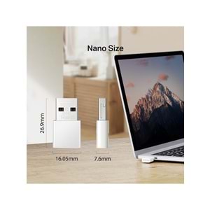 Tp-Link Mercusys MA30N AC1300 Nano Dual Band Wi-Fi USB Adaptör