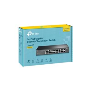 Tp-Link LS1024G 24-Port Gigabit Desktop/Rackmount Switch (Metal Kasa)