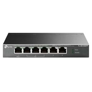 Tp-Link TL-SG1006PP 6-Port Gig Deskt Switch wth 3-Port PoE+ and 1-Port PoE++ 64W
