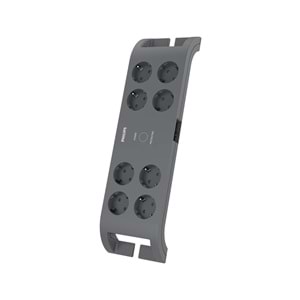 Philips SPN3180A/62 8 Soket Akım Korumalı Priz 900 Joules 2Mt Kablo (Gri)