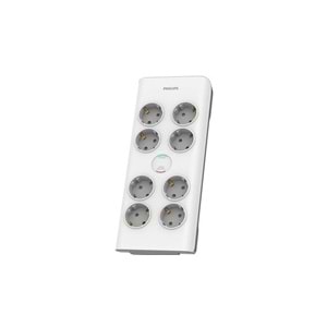 Philips SPN7080WA/62 8 Soket Akım Korumalı Priz 900 Joules 2Mt Örgülü Kablo (Beyaz)