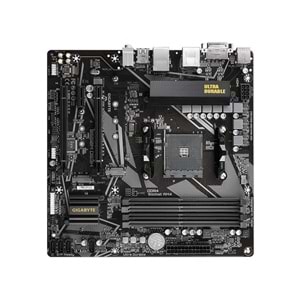 Gigabyte B550M-DS3H-R2 B550M-DS3H-R2 4733MHz OC DDR4 AM4 M.2 HDMI DisplayPort MicroATX Anakart