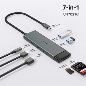 Tp-Link UH7021C USB Type-C 7 si 1 arada Hub