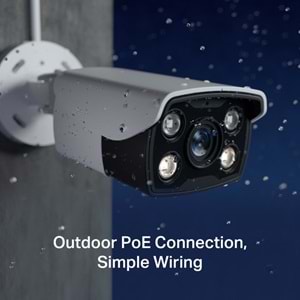 VIGI 4MP Outdoor Full-Color Wi-Fi Bullet Network Camera