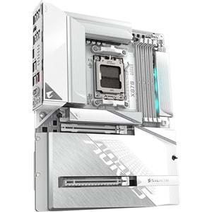 Gigabyte X870-A-STEALTH-ICE X870-A-STEALTH-ICE 8200MHz OC DDR5 AM5 M.2 HDMI DisplayPort ATX Anakart