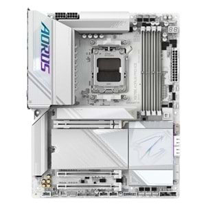 Gigabyte X870E-AORU-PRO-ICE X870E AORUS PRO ICE DDR5 8200 OC AM5 USB4 WiFi7 PCIe 5.0 ATX Anakart