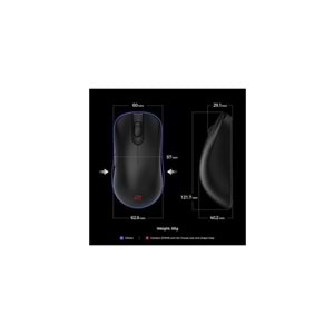 ZOWIE ZA13-DW Küçük boy 4K 4000Hz Simetrik Kablosuz E-spor Oyuncu Mouse