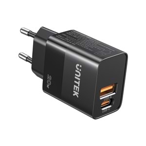 Unitek 20W Hızlı Şarj Adaptörü 1*USB-C (P1124ABK-EU)